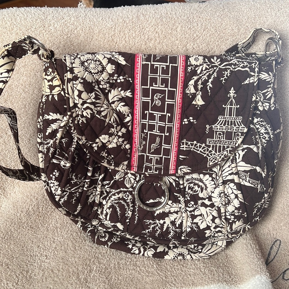 Vera Bradley over the shoulder tote